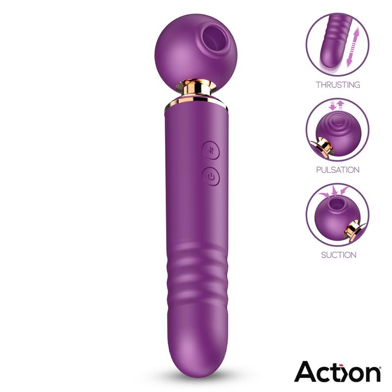 ACTION Arion Masajeador con Succión, Thrusting y Pulsación