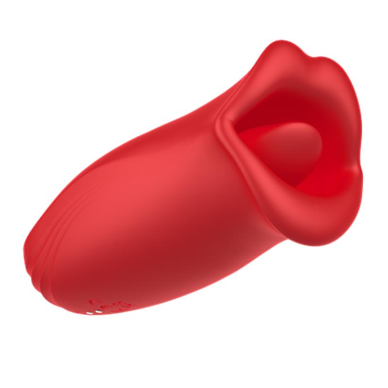 ACTION Ember Masajeador Forma Boca con Lameteo y Vibración USB Silicona