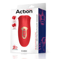 ACTION Ember Masajeador Forma Boca con Lameteo y Vibración USB Silicona