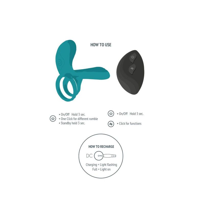 XOCOON – ANILLO VIBRADOR PARA PAREJAS VERDE D-234621