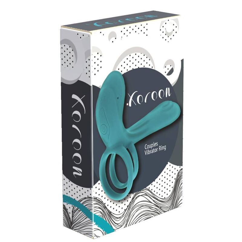 XOCOON – ANILLO VIBRADOR PARA PAREJAS VERDE D-234621