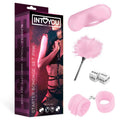 INTOYOU BDSM LINE Kit de Bondage para Principiantes Starters 4 Piezas Rosa