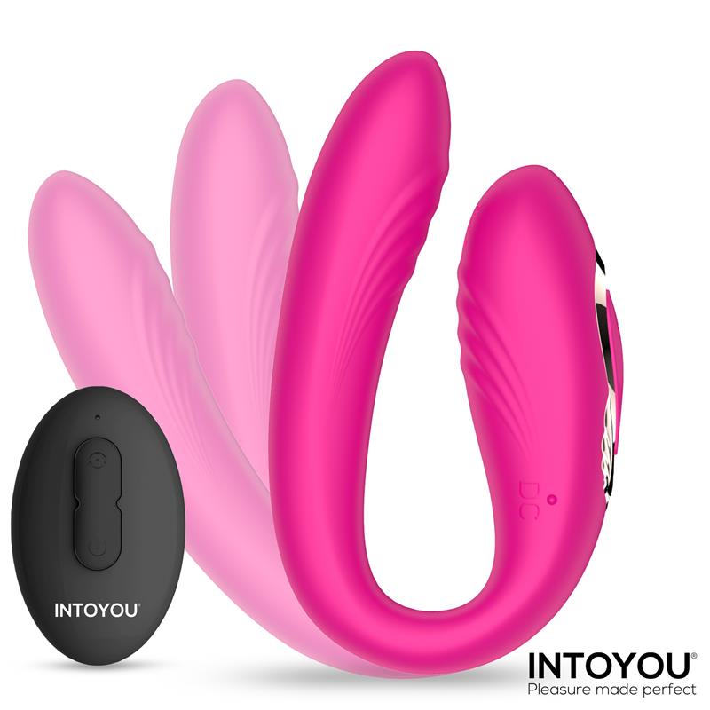 INTOYOU Lanty Vibrador para Parejas con Oscilación 360º y Control Remoto