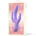 ENGILY ROSS Lindsay Vibrador con Cadena Anal Silicona Líquida Unibody Flexible 2 Motores