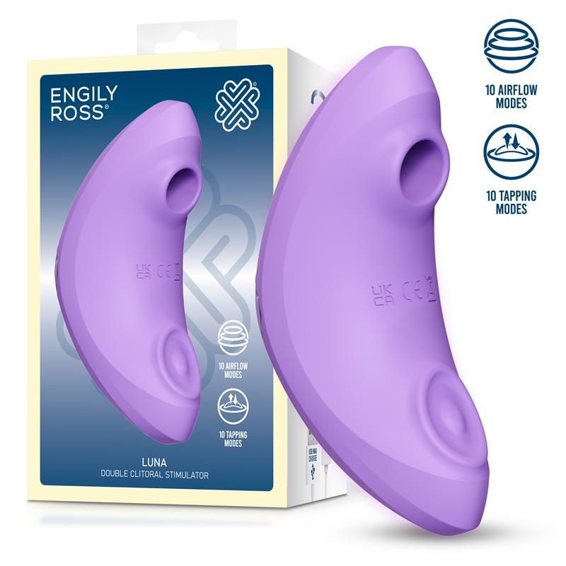 ENGILY ROSS Luna Estimulador de Clítoris con Succión y Pulsación