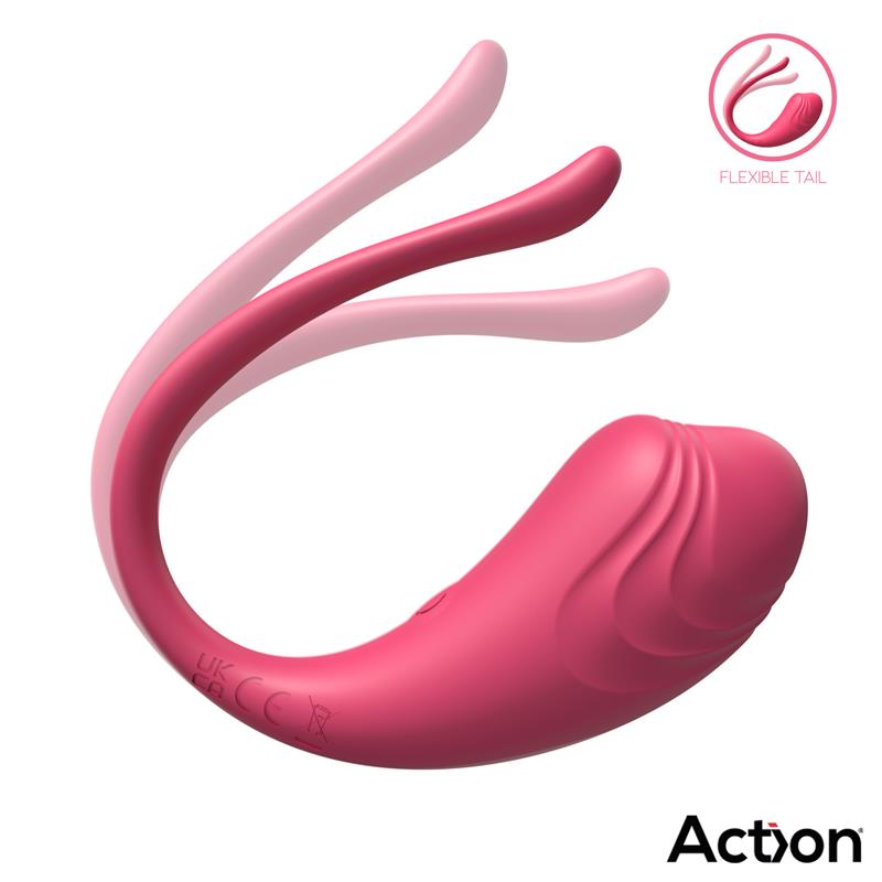 ACTION Luvia Huevo Vibrador con Control Remoto USB Rosa