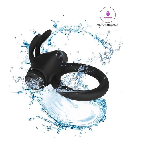 Anillo vibrador Neptune TARDENOCHE de silicona con 10 modos