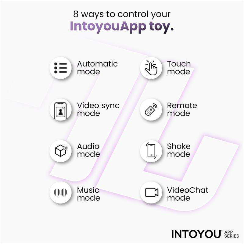 INTOYOU APP SERIES Neya Vibrador Punto G con APP Púrpura
