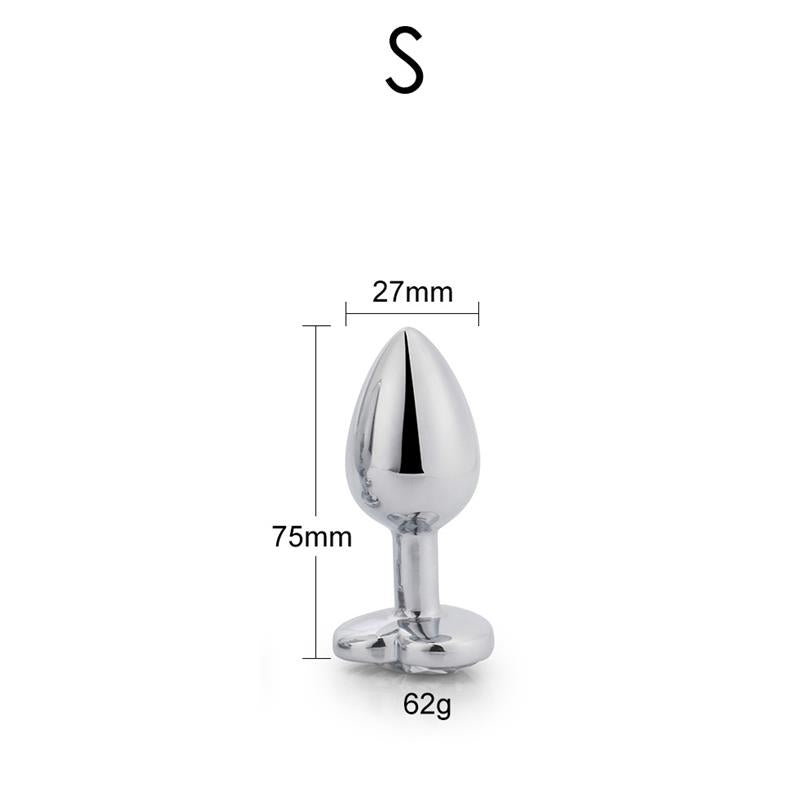AFTERDARK Plug Anal Joya de Corazón Red Scarlet Talla S