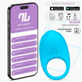 INTOYOU APP SERIES Ringo Anillo Vibrador con APP Unibody Azul