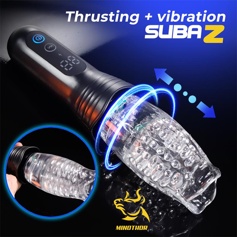 MINOTHOR Subaz Masturbador Masculino con Thrusting y Rotación 360º