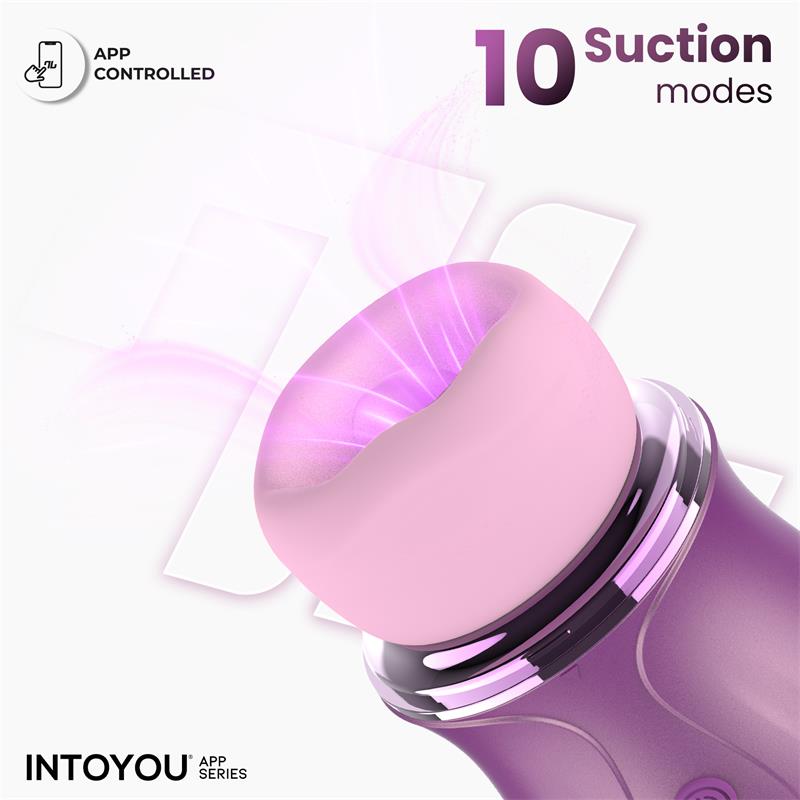 INTOYOU APP SERIES Suvi Estimulador con Licking Biting Succión y Vibración USB-C con APP