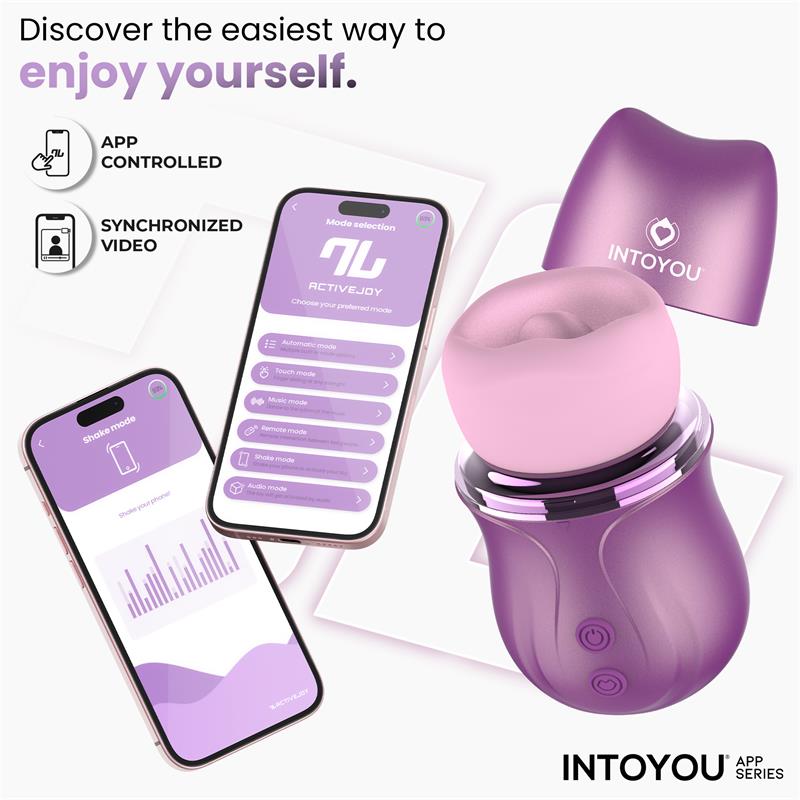 INTOYOU APP SERIES Suvi Estimulador con Licking Biting Succión y Vibración USB-C con APP