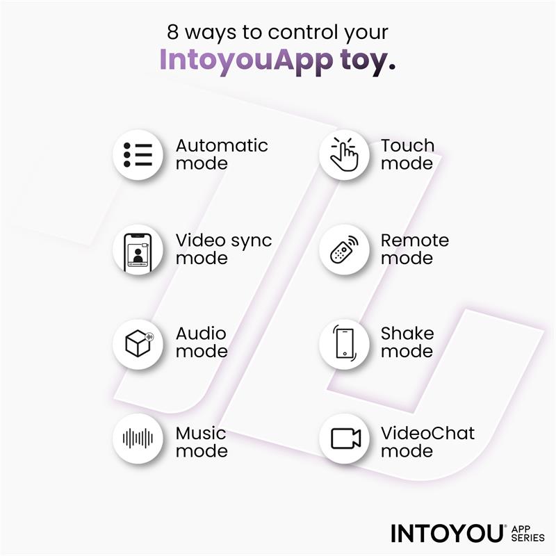 INTOYOU APP SERIES Suvi Estimulador con Licking Biting Succión y Vibración USB-C con APP