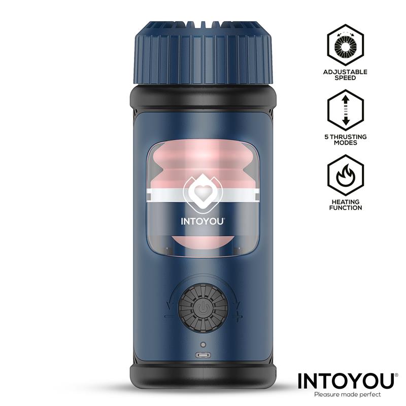INTOYOU Tenkro Masturbador con Thrusting y Calor USB-C