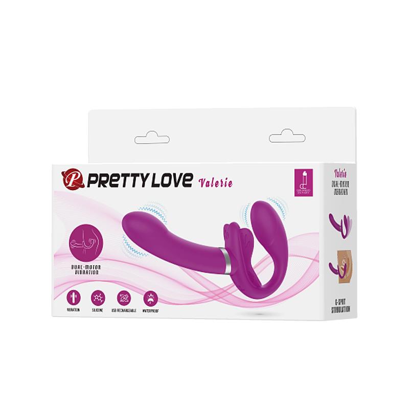 PRETTYLOVE Valerie Vibrador para Parejas sin Arnés USB