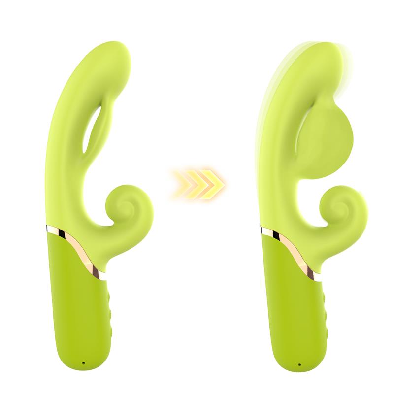 URBAN SKY Vibrador con Función de Inflado Verde