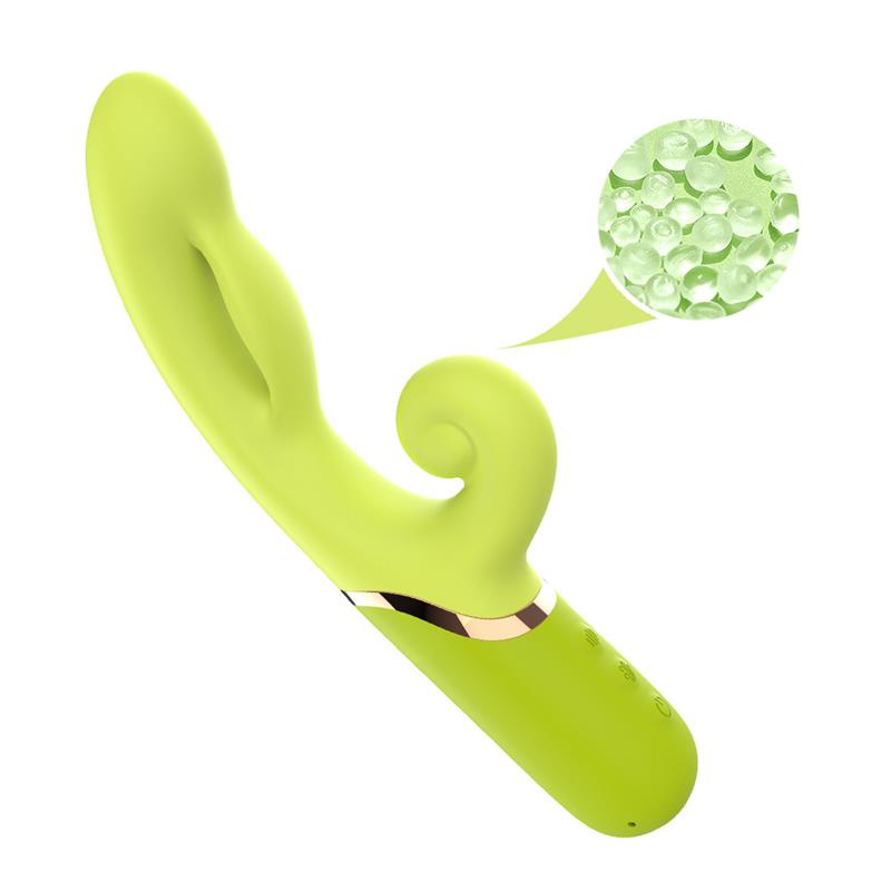 URBAN SKY Vibrador con Función de Inflado Verde