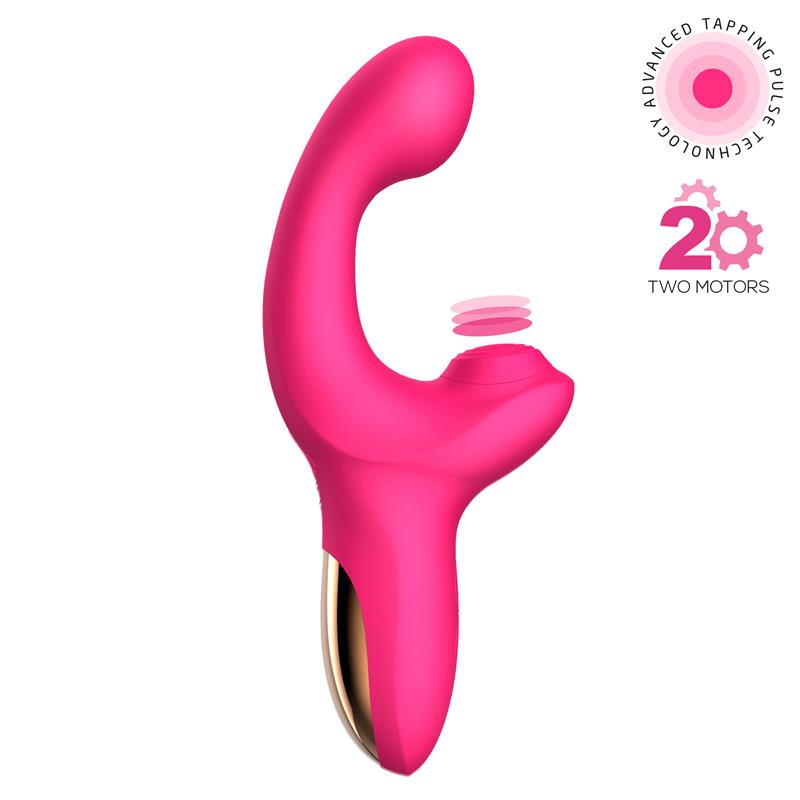 ACTION Volse Vibrador Triple Función con Finger y Pulsación Tapping