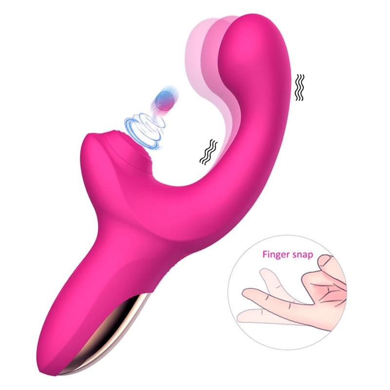 ACTION Volse Vibrador Triple Función con Finger y Pulsación Tapping