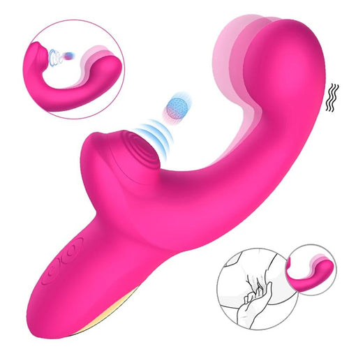 ACTION Volse Vibrador Triple Función con Finger y Pulsación Tapping