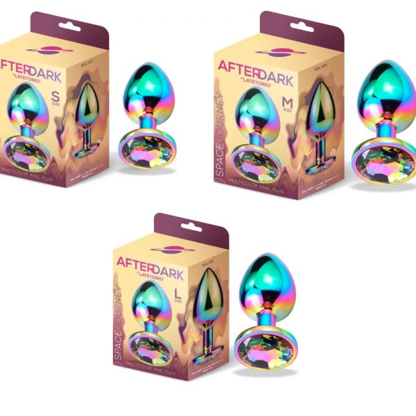PLUG ANAL MULTICOLOR Y JOYA AFTERDARK SPACE JOURNEY
