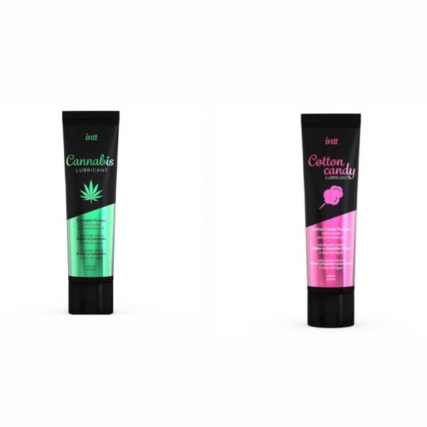 INTT LUBRICANTE A BASE DE AGUA SABOR CANNABIS Y ALGODON DE AZUCAR 100 ML