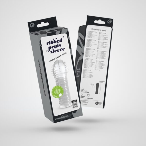 FUNDA PARA PENE RIBBED | AUMENTA EL GROSOR Y ESTIMULA MÁS A TU PAREJA