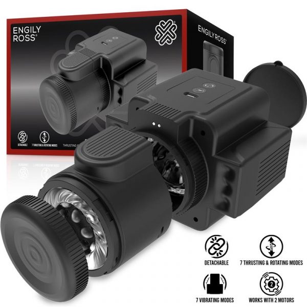 MASTURBADOR MASCULINO CUMERA CON VIBRACIÓN Y MOVIMIENTO THRUSTING – DOBLE ESTIMULACIÓN INTENSA