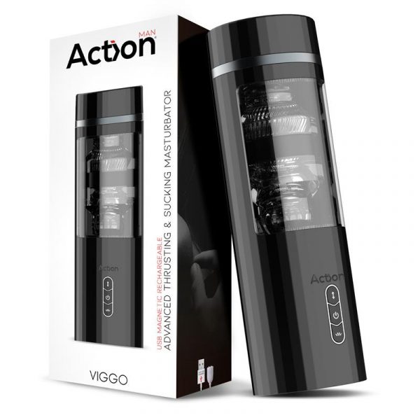 ACTION VIGGO MASTURBADOR AVANZADO UP AND DOWN Y SUCCIÓN
