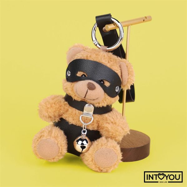 INTOYOU BDSM LINE Mimi Llavero de Osito BDSM con Collar y Cascabel