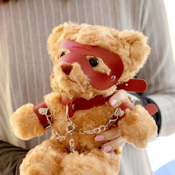 OSO TEDDY BONDAGE CRUSHITO ROJO 31CM CRUSHIOUS